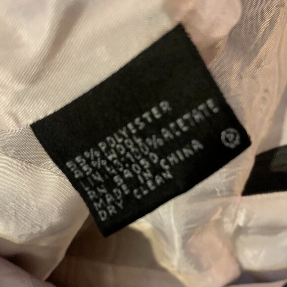 Anne Klein. Sz 2. Wool Blend Long Sleeve Tailored Blazer. Lined. Pockets. DB - Picture 8 of 8